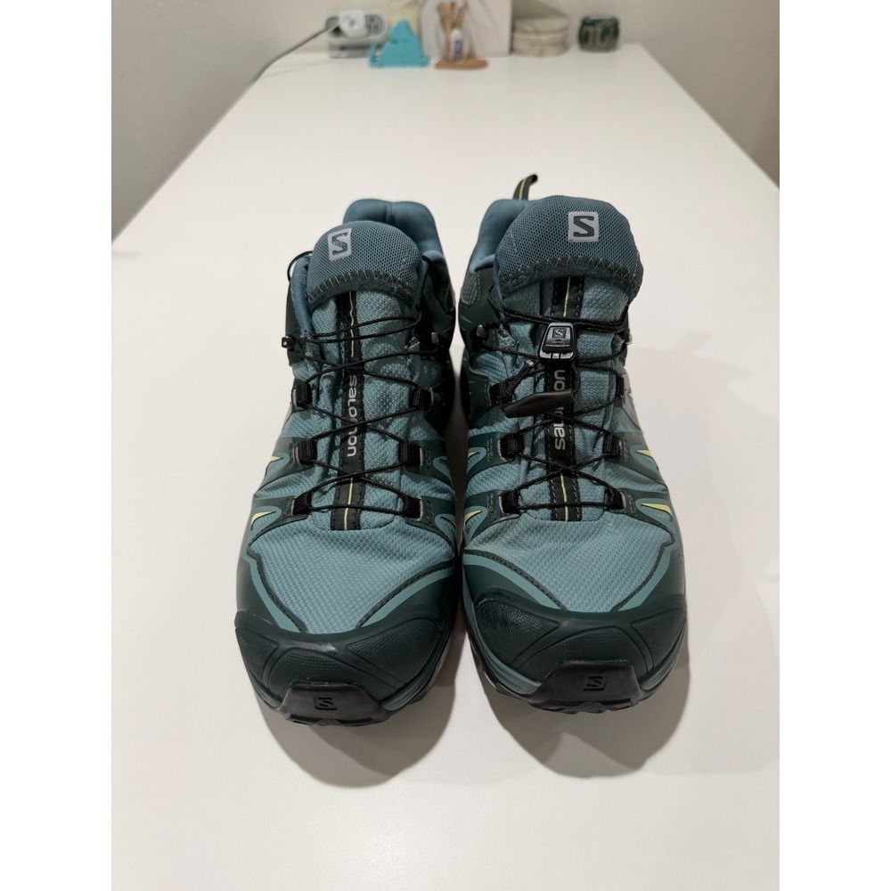 Salomon XA Pro 3D Men 10.5 Blue Green Trail Running Hiking Shoes 400065 - Picture 7 of 12